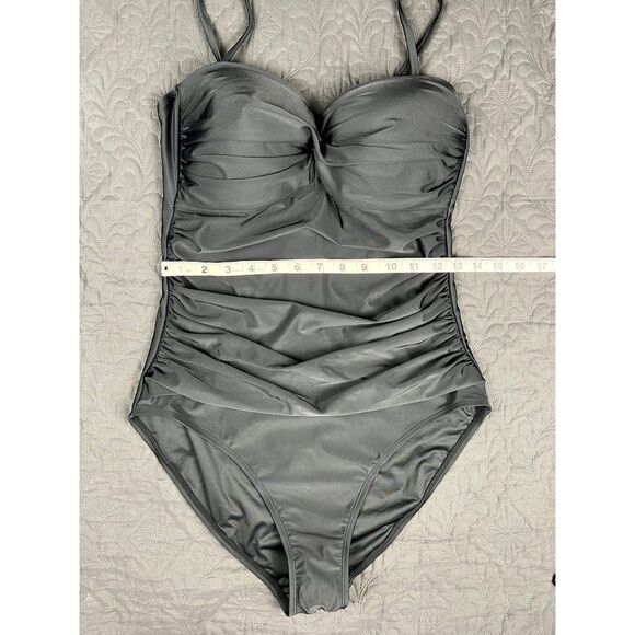 RELLECIGA Vintage Inspired Strapless Tummy Control 1pc Swimsuit Swimwear SZL:NWT - Picture 12 of 16